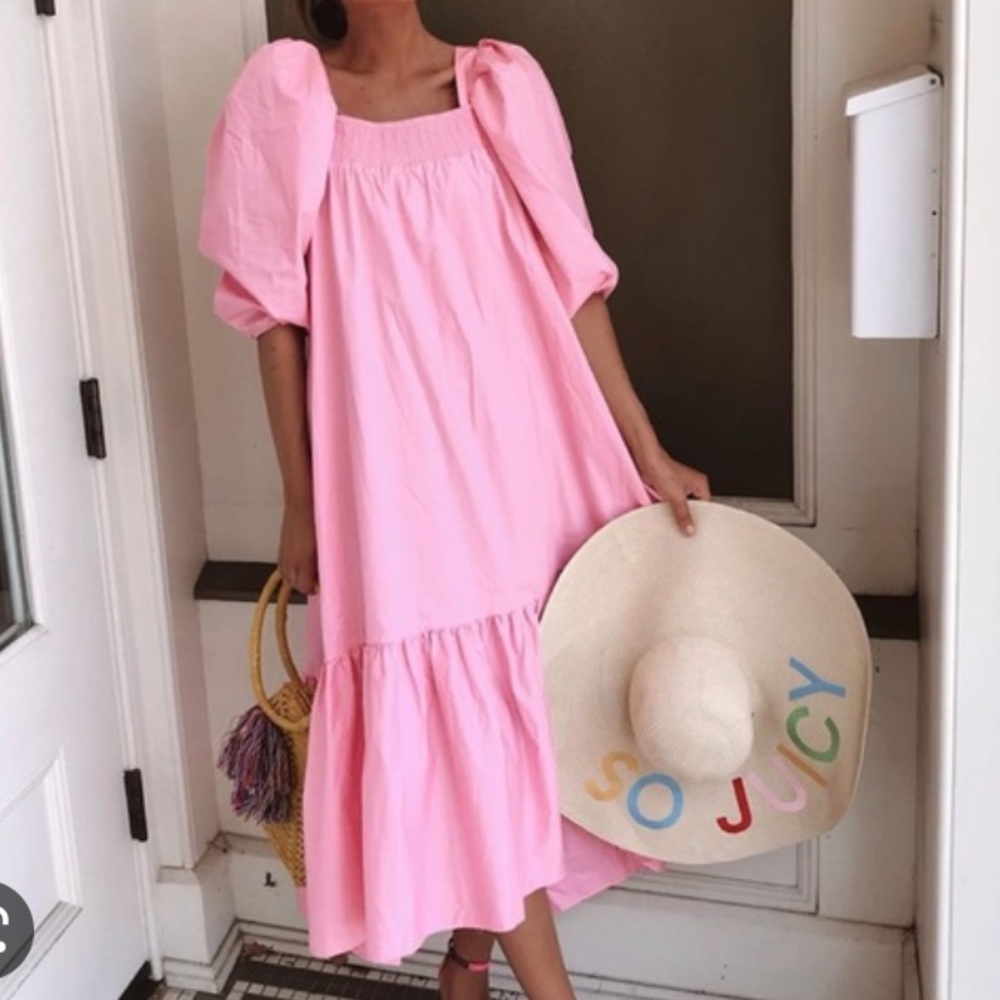 H&M puff sleeve dress